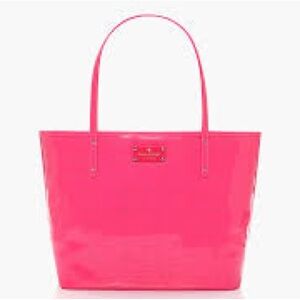 Kate Spade New York Molly Bikini Dot Large Women's Tote Bag - Neon Pink